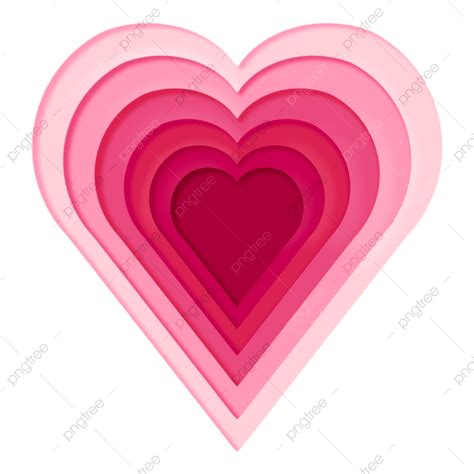 Love 3d Png Love 3d Gradation Love Heart Pink Love Symbol Png Png