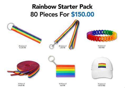 Wholesale Gay Pride Apparel Socks Hats Lanyards In Bulk Low Prices