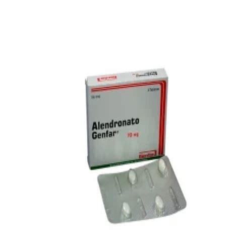 Alendronato 70 Mg 4 Tabletas Gf Tu Droguería en Línea