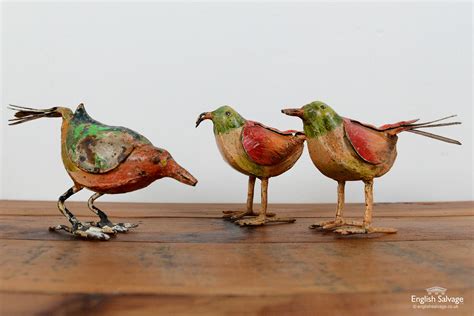 Rustic Birds Made From Reclaimed Metal