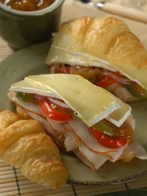 Brie and Turkey Croissant | Brie Cheese Recipe | President Cheese