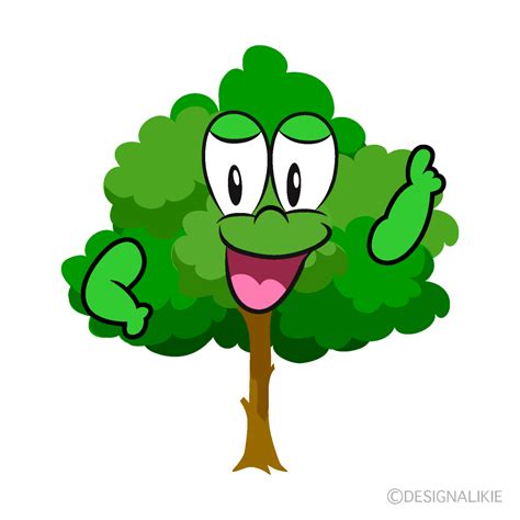 Free Posing Tree Cartoon Imagecharatoon