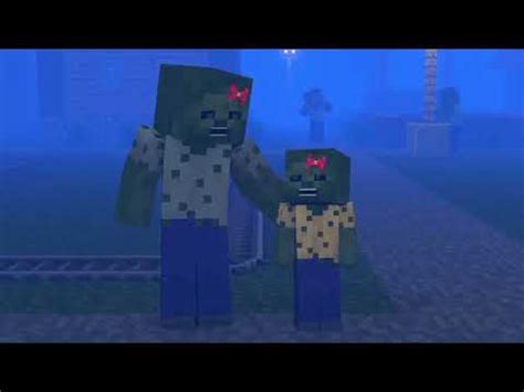 Zombie Vs Villager Life Alien Being Minecraft Animation Youtube