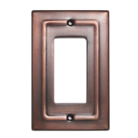 Monarch Abode Architectural 1 Gang 1 Rocker Wall Plate Antique Copper