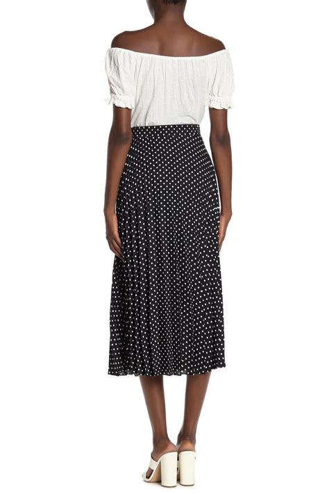 Max Studio Pleated Midi Skirt Nordstrom Rack