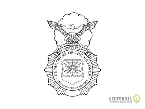 Usaf Security Forces Badge