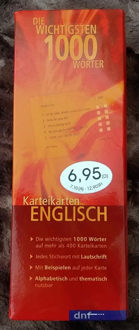 wichtigsten 1000 Wörter Englisch in 6130 Stadt Schwaz für 2 00