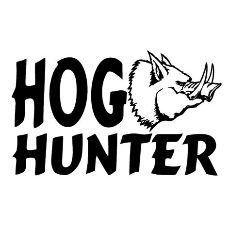 Cm Cm Hog Hunter Decal Wild Boar Pig Swine Stickers Hunting Car