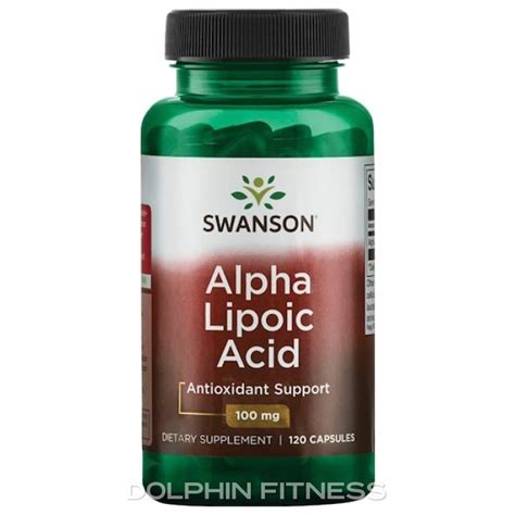 Swanson Alpha Lipoic Acid 100 Mg 120 Capsules