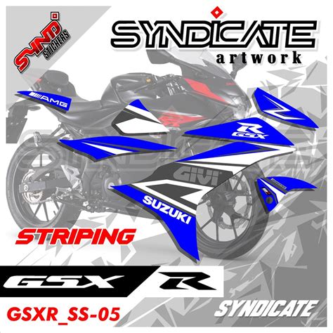 Jual Stiker Striping Variasi Motor Suzuki Gsx R Kode Gsxr Ss