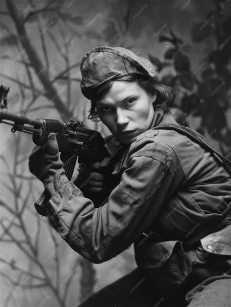 Premium Photo | Poignant wartime portrait sacrifice and bravery in a