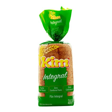 Pao Forma Kim 500g Integral Supermercado Castanha Ltda