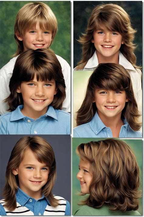 Mullet hairstyle Boys Very long Mullet hairstyle. Eight year... by Long ...