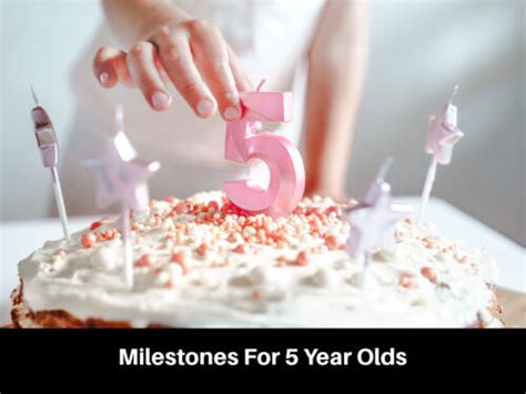 Milestones For 5 Year Olds