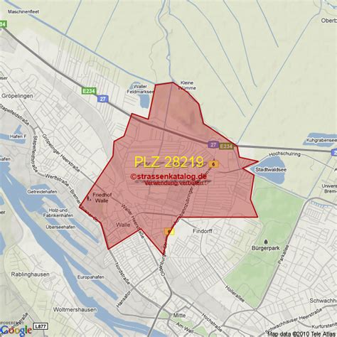 Postleitzahlgebiet 28219 - PLZ