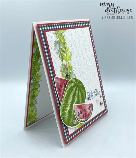 Stampin Up Softly Sophisticated Watercolor Melon Sneak Peek For The