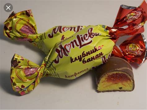 Конфеты Славянка MonLiebe co вкусом клубника-банан | отзывы