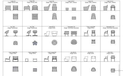 Designer Chairs Plan And Elevation Detail Dwg Cadbull