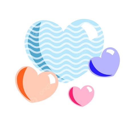 Lovely Hand Painted Png Picture Cartoon Hand Painted Heart Love