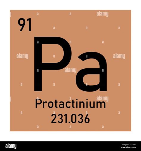 Protactinium chemical symbol Stock Vector Image & Art - Alamy