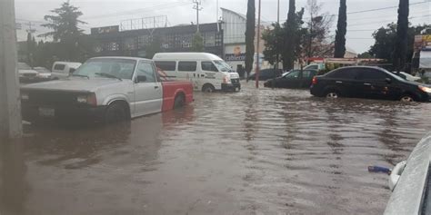 Encharcamientos En Tizayuca Por Intensa Lluvia Al D A Noticias