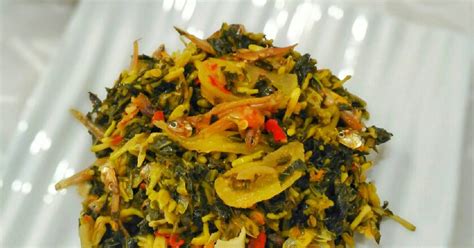 Resep 35 Tumis Bunga Pepaya Daun Singkong And Teri Oleh Siska Dian