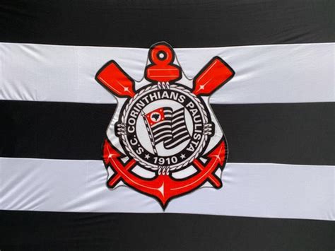 Bandeira Corinthians Tecido 1 40 X 2 00 Mt R 49 90 Em Mercado Livre