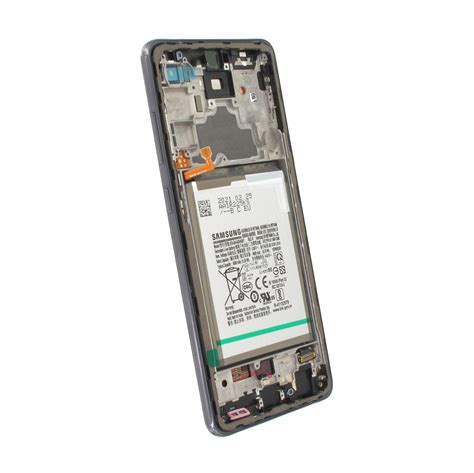 Samsung Galaxy A72 4G Display + Battery, Awesome Black, GH82-25542A