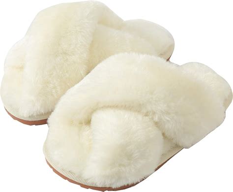 Hitopteu Hausschuhe Damen Pl Sch Winter Flauschig Pantoffeln Warm