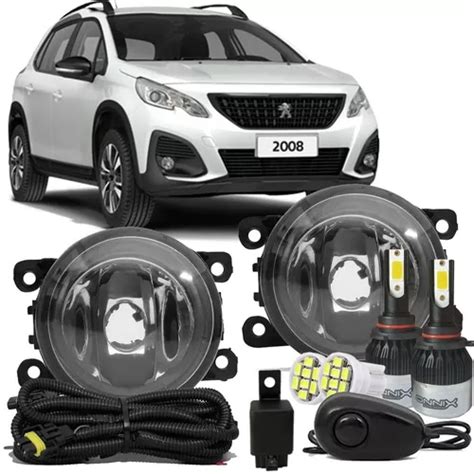 Kit Farol Milha Neblina Peugeot 2008 2019 2020 Ultra Led