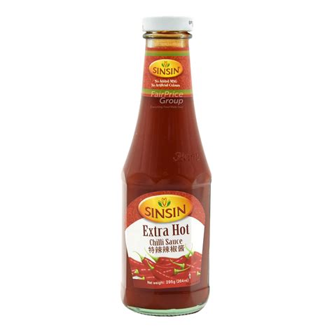 Sin Sin Chili Sauce Extra Hot NTUC FairPrice