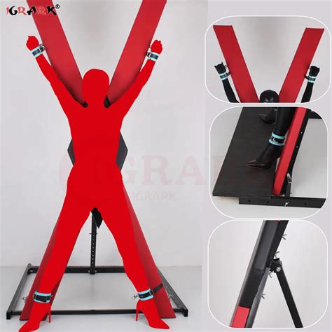 Large X Rack Props Bdsm Bondage Frame Slave Restraint Sm Handcuffs Sex