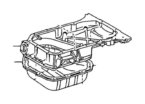 Lexus Rx 350 Engine Oil Pan Suffered Underside 121110p050 Genuine Lexus Part