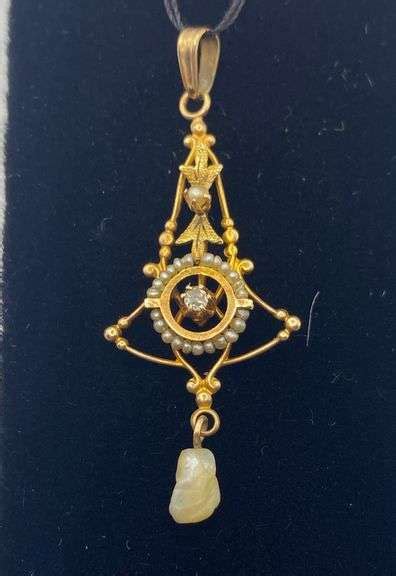 10K Gold Pendant - Hoosier Auction Group