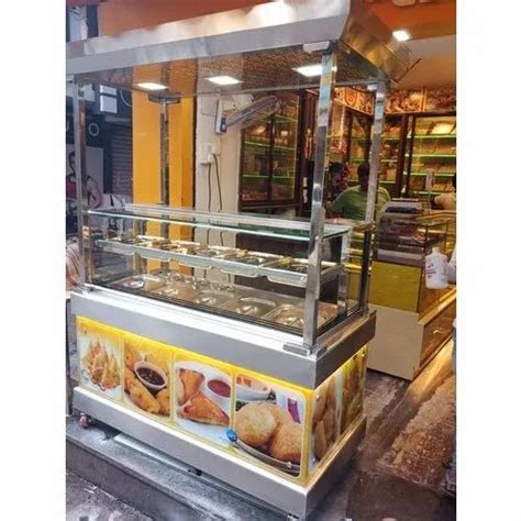 Stainless Steel Pani Puri Display Counter At Best Price In Bengaluru