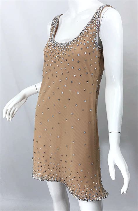 Sex And The City CD Greene Nude Beige Rhinestone Crystal Vintage Dress Shawl At 1stDibs Sex