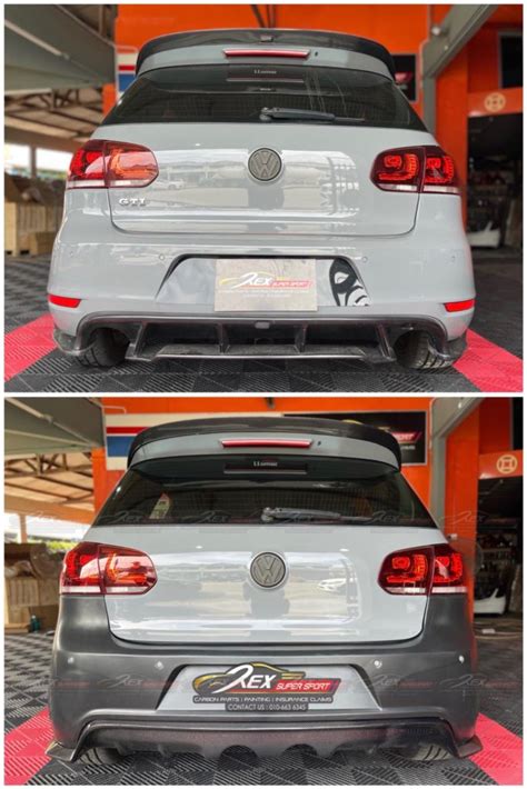 Golf Mk6 R Bumper Rear Complete Rexsupersport Specializes In