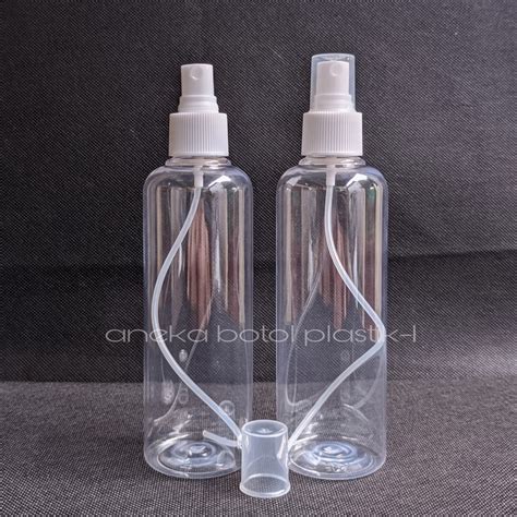 Jual Botol Spray Kosong 250ml Bening Semprot Mist Pet Plastik Tebal