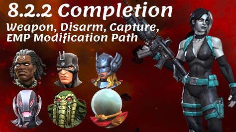 Act 822 Weapon Disarm Capture And Emp Modification Path Mcoc Youtube