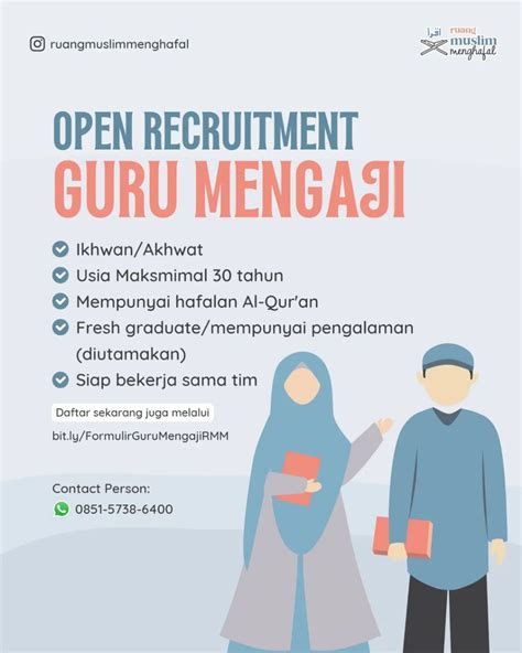 PENGAJAR RUANG MUSLIM MENGHAFAL GURU MENGAJI AtmaGo