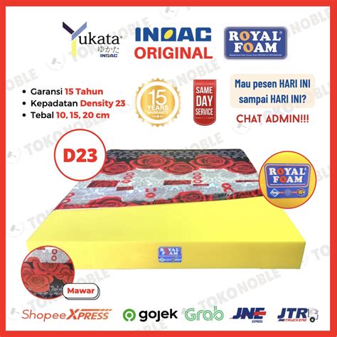 Jual Kasur Lurus Busa Royal Foam Inoac Yukata Super Single Garansi 15