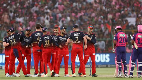 RCB Bowlers Rip Through RR Batting To Post Thumping Win Du Plessis