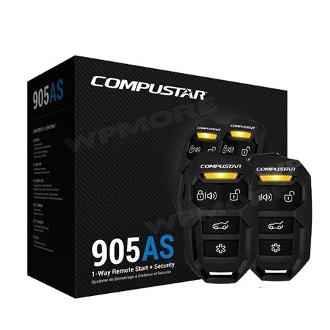 Compustar CS905 AS Remote Start And Security Combo 1 Way 1500 FT Range