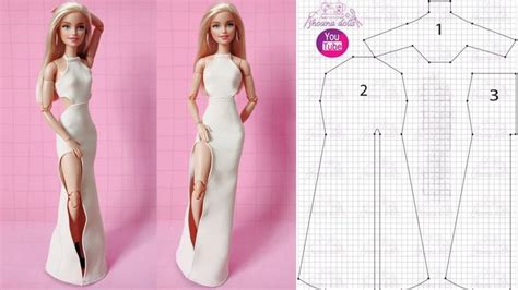 Vestido Para Barbie Patrones Para Coser Ropa De Muñecas