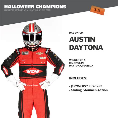 Generic Nascar Driver Halloween Costumes