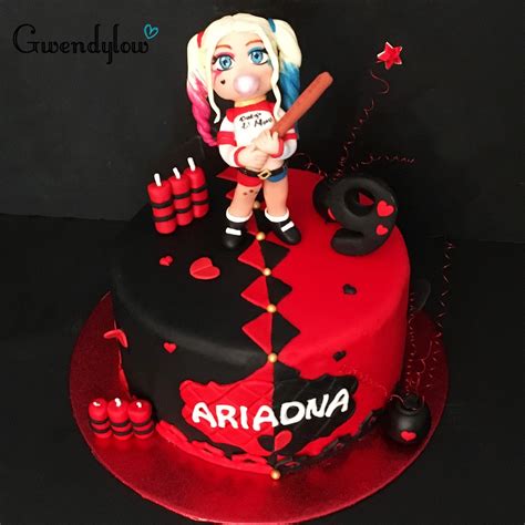 Tarta De Harley Quinn Harley Quin Fondant Cake Am Am