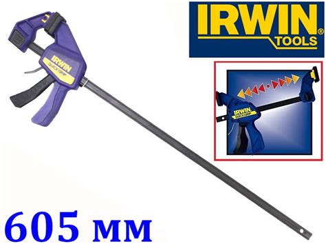Струбцина быстрозажимная Irwin 605мм усиленная купить в E-1