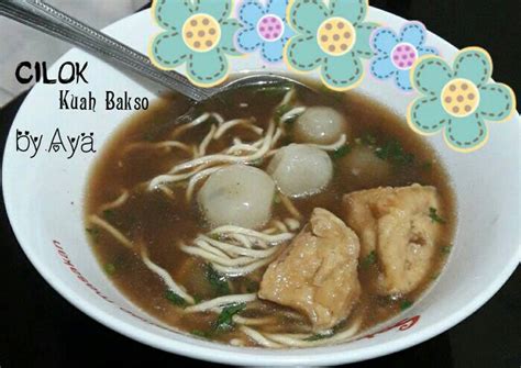 Resep Cilok Kuah Bakso oleh Ayakintani - Cookpad