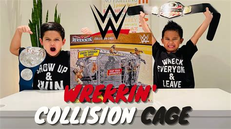 Wwe Wrekkin Collision Cage Unboxing Youtube