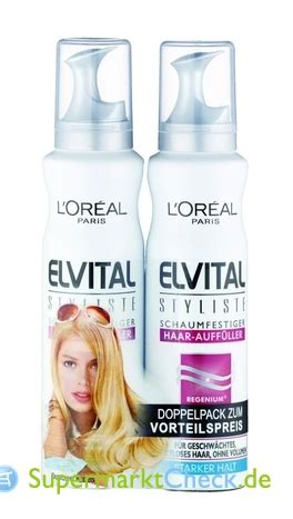 L Oreal Elvital Styliste Schaumfestiger Doppelpack Haar Auffüller